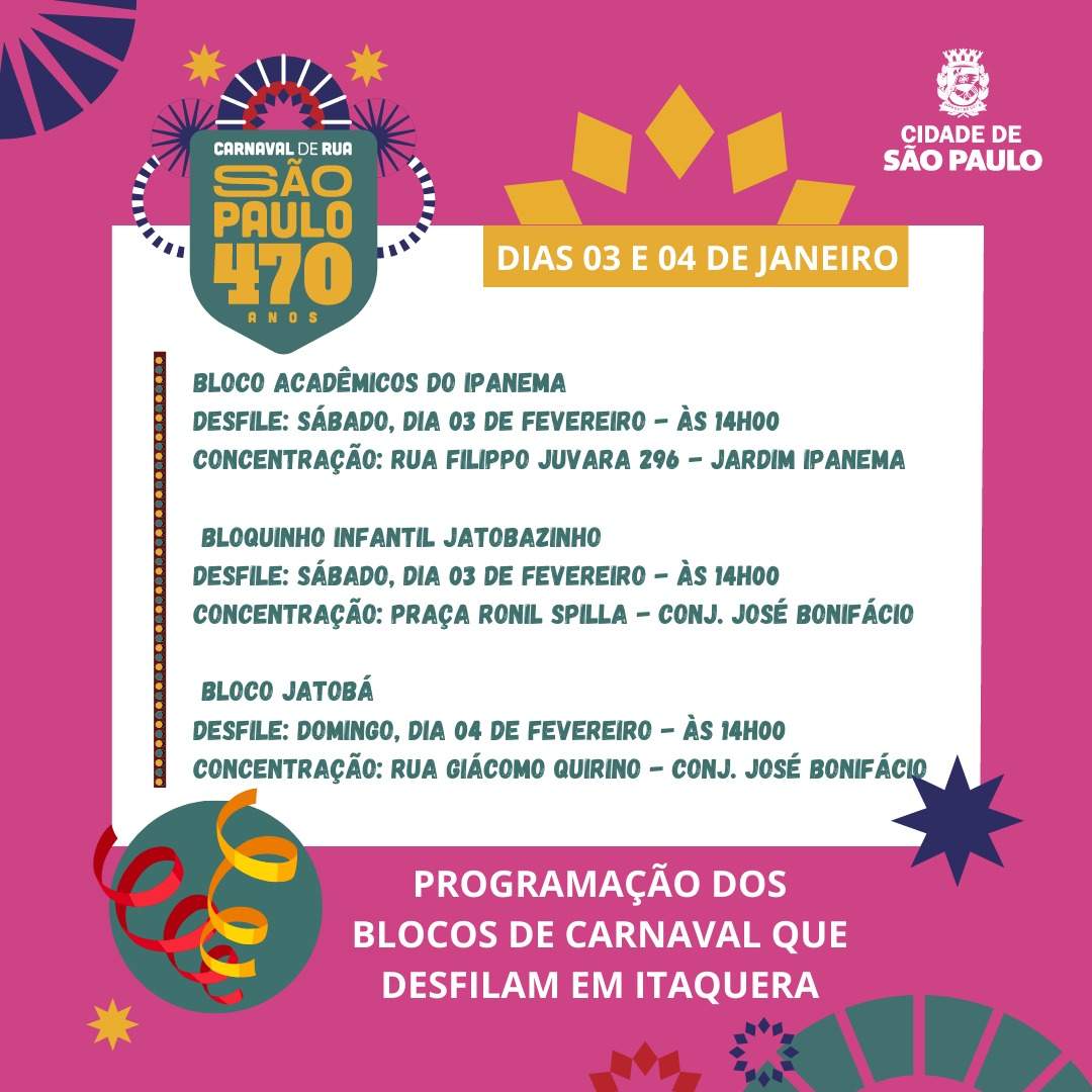 Carnaval de rua de SP terá restrição de horário - Blocos de Carnaval de Rua  SP 2024 - Blocos de Rua.com