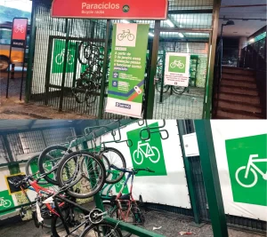 bicicletário do Metrô Itaquera