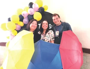 Kátia Mukai, Kelly Notari e Eduardo Bassi