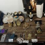 Apreensão policial na zona sul da Capital: PM encontra arsenal e objetos de roubo