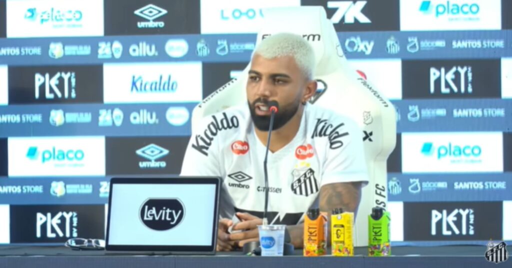 Santos não poderá contar com Gabigol (Foto: Santos TV)