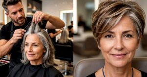 Segredo dos cabeleireiros: Técnica infalível disfarça os fios grisalhos e rejuvenesce com elegância