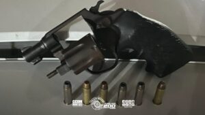 porte ilegal de arma de fogo no bairro Martim de Sá, em Caraguatatuba, no Litora
