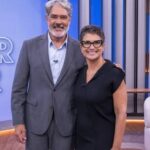 William Bonner se surpreende com revelação de bastidores feita por Sandra Annenberg