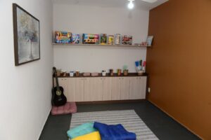 semana por atendimento psicológico, apoio que tem sido decisivo para ela não ter