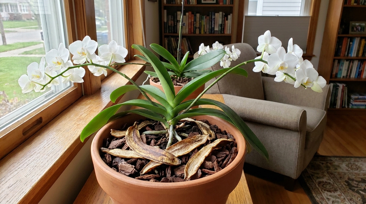 Casca de banana em orquídeas: entenda os benefícios e os riscos desse adubo caseiro