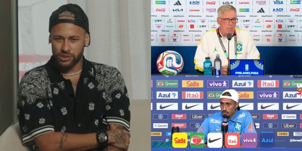 Copa do Mundo: Com Neymar à disposição, quem Ancelotti colocará no lugar de Raphinha?