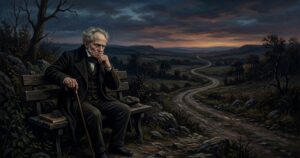 O desejo incessante e a busca por satisfação geram um ciclo de sofrimento humano. – Imagem gerada por IA