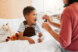via oral, sendo que a suspensão oral do Cimegripe bebê deve ser utilizada medind