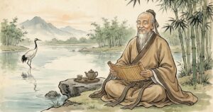A filosofia oriental oferece um caminho para silenciar o ego e encontrar a paz interior na vida moderna. – Imagem gerada por IA