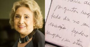 Eva Wilma em História de Amor (Foto Reprodução/Montagem/Globo)