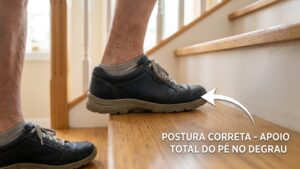 Pequenos hábitos de movimento em casa promovem um envelhecimento ativo e com mais equilíbrio. – Imagem gerada por IA