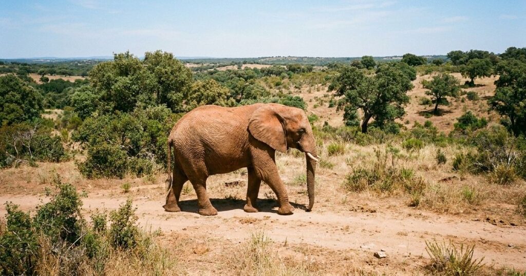 Após 40 anos, Julie, último elefante de circo de Portugal, corre livre em santuário de 400 hectares