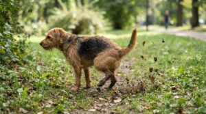 Entenda por que os cachorros raspam o chão após fazerem as necessidades