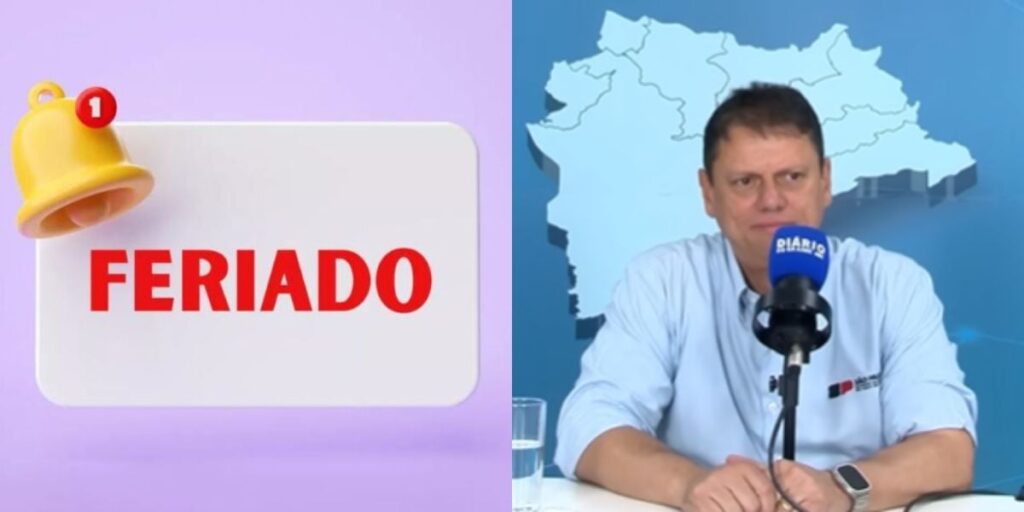 Feriado prolongado sexta (03) em cidade em SP: Tarcísio já sabe