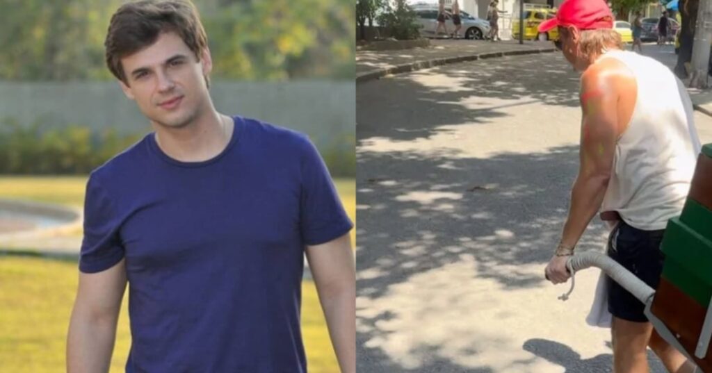 ator galã da Globo e galã de Malhação, Daniel Erthal (Foto: Montagem TV Foco)