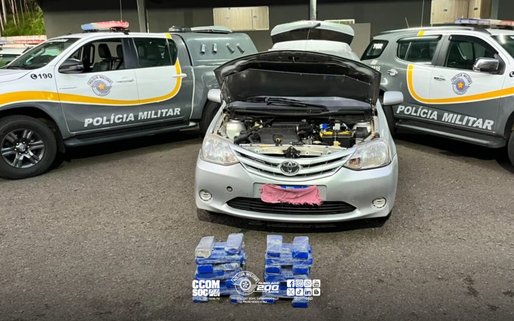 tráfico de drogas na manhã de hoje (30), durante a Operação Impacto, realizada e