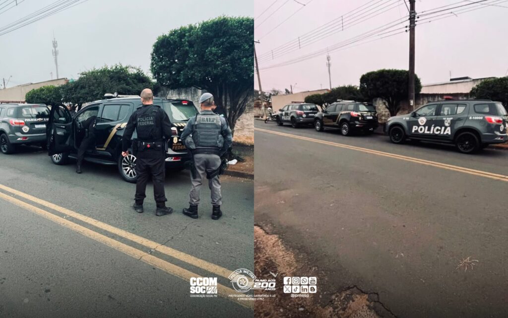 meio do 10º Batalhão de Ações Especiais de Polícia (BAEP), prestou apoio à Políc