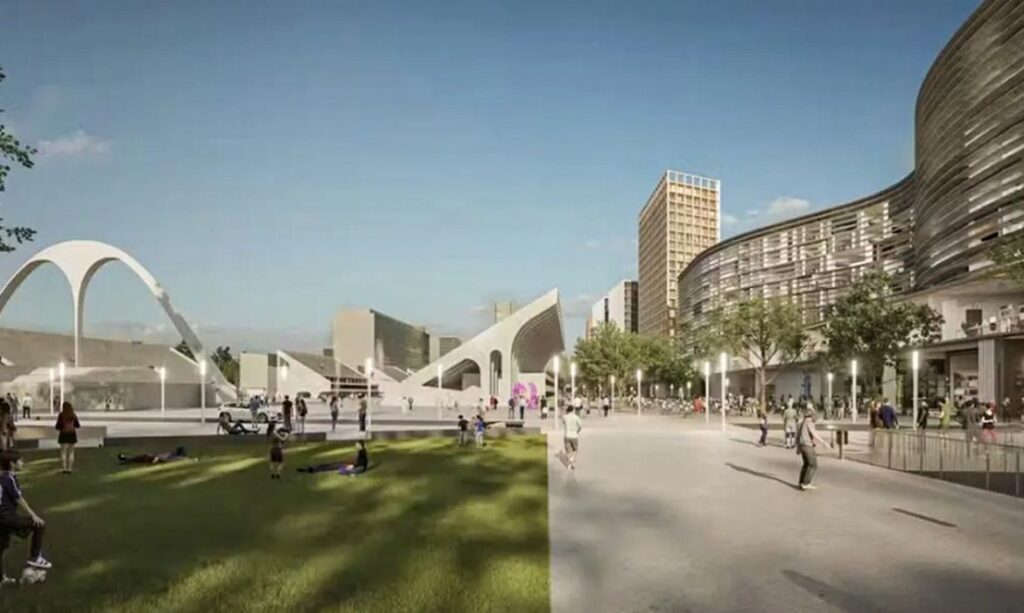 © Projeto de revitalização da Praça Onze Prefeitura do Rio/Divulgação
