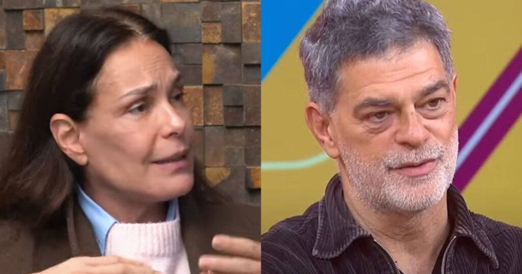 Personagens de Eduardo Moscovis e Carolina Ferraz em Puro Amor (Foto: Reprodução / Globo