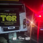 Polícia Militar intercepta caminhão roubado e apreende bloqueador de sinal em Santa Isabel