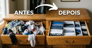 O reaproveitamento de papelão otimiza espaços e simplifica a rotina doméstica. – Imagem gerada por IA