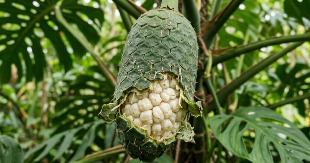 adão mistura notas de banana e abacaxi. – Imagem gerada por IA
