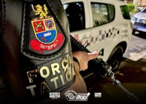 equipes do 36º Batalhão de Polícia Militar do Interior. A primeira prisão aconte