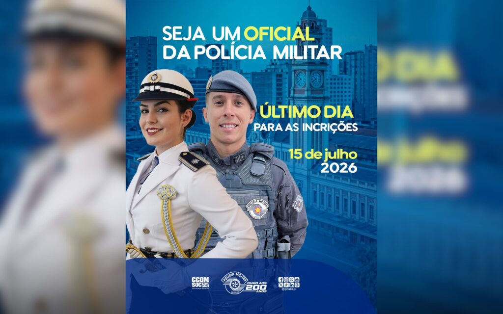 tal oficial de concursos da Polícia Militar. Também é possível acessar diretamen