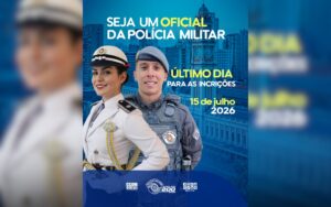 tal oficial de concursos da Polícia Militar. Também é possível acessar diretamen