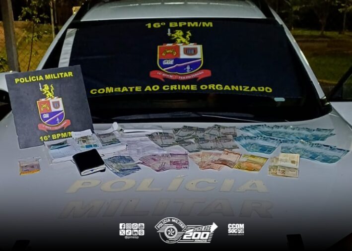 equipes do 16º Batalhão de Polícia Militar Metropolitano. Os policiais militares
