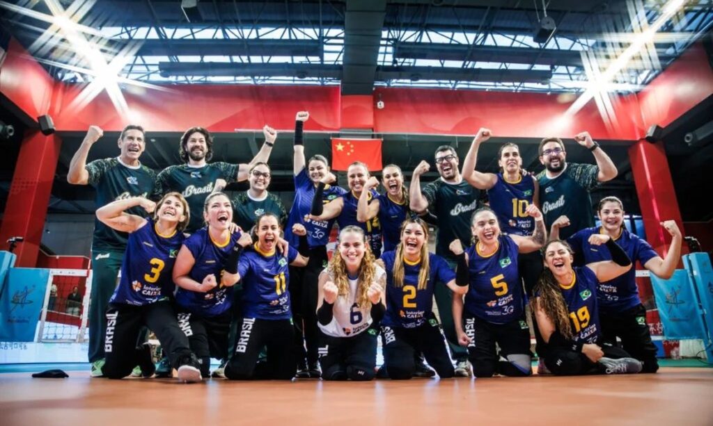 Vôlei sentado feminino: Brasil supera China e disputará bicampeonato mundial