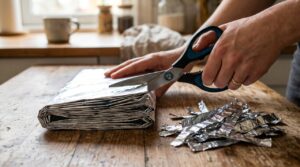 O truque do papel-alumínio na tesoura: entenda seu uso e eficácia no dia a dia