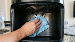 O erro de limpeza que reduz o desempenho da sua air fryer e como evitá-lo