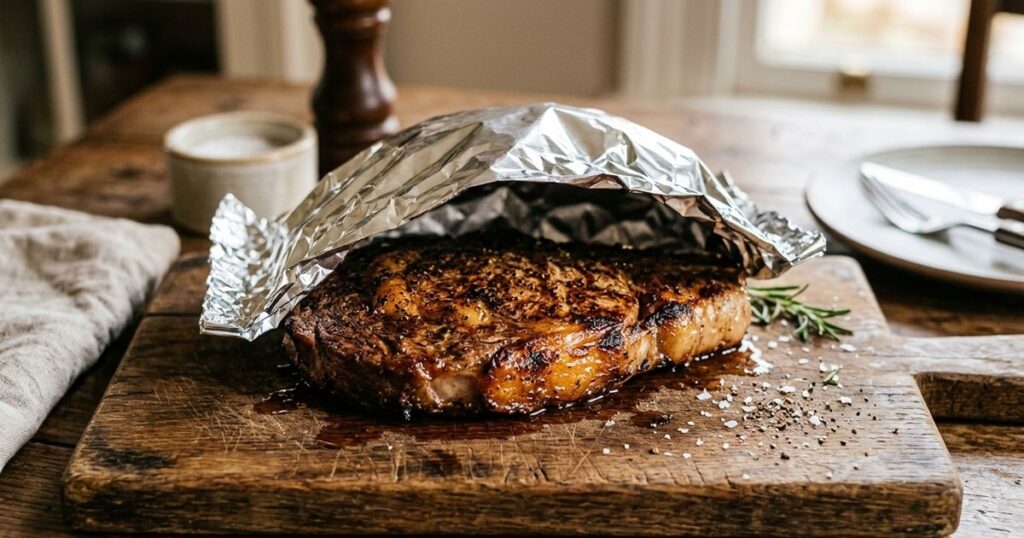 O segredo dos chefs para um bife suculento não está no tempero, mas no descanso