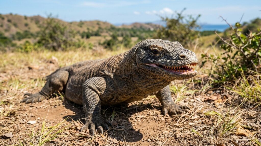 Cientistas desvendam o mistério dos dentes de ferro do dragão-de-komodo