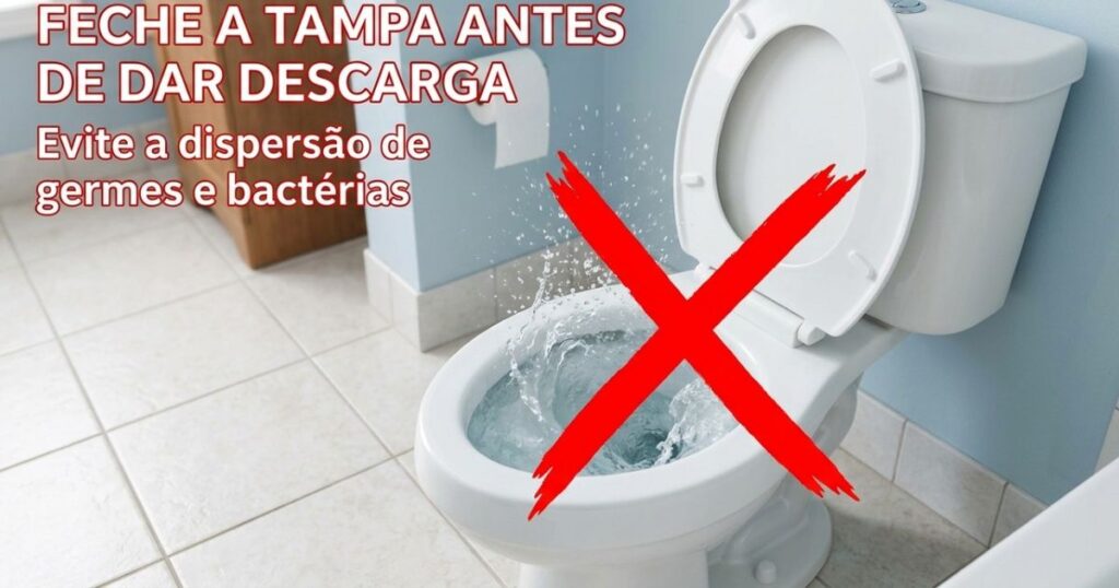 Higiene do banheiro: entenda por que fechar a tampa do vaso sanitário é essencial