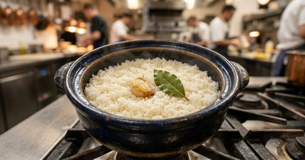 O segredo do chef para elevar o sabor do arroz branco no dia a dia