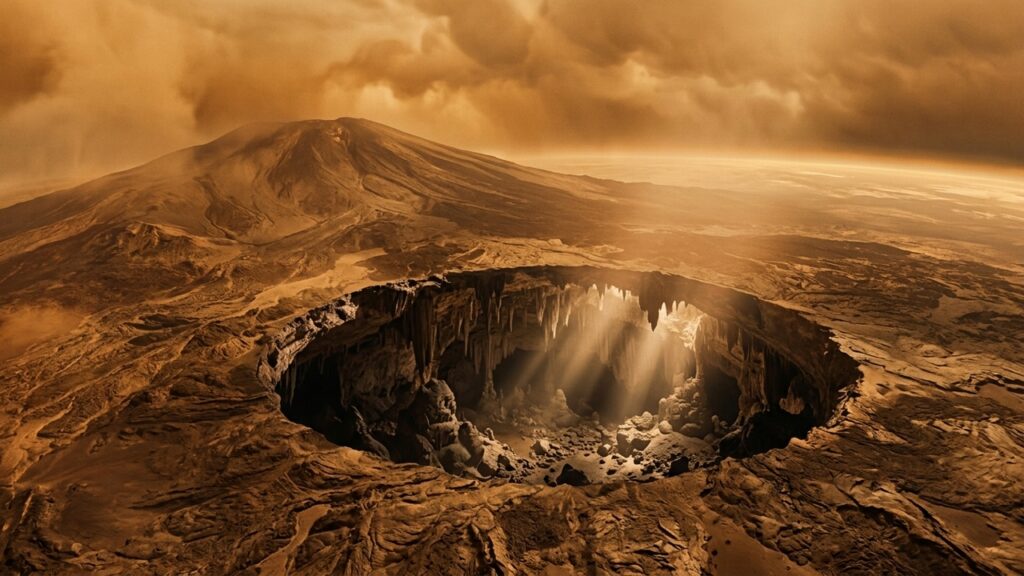 Cientistas confirmam primeira caverna vulcânica em Vênus com dimensões colossais