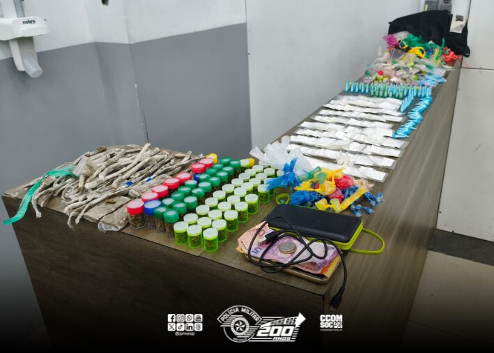 Homem é preso com mais de 1,5 quilo de drogas em Mogi das Cruzes