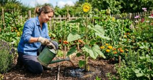 Um simples cuidado de 2 minutos garante girassóis maiores e mais duradouros no seu jardim