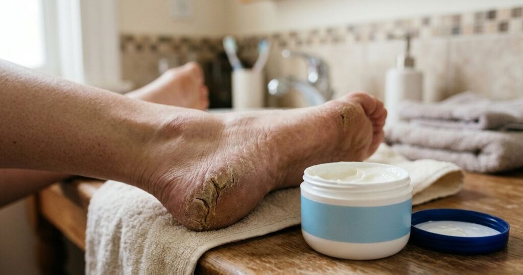 Rachaduras nos pés que não cicatrizam: entenda quando o problema vai além da estética