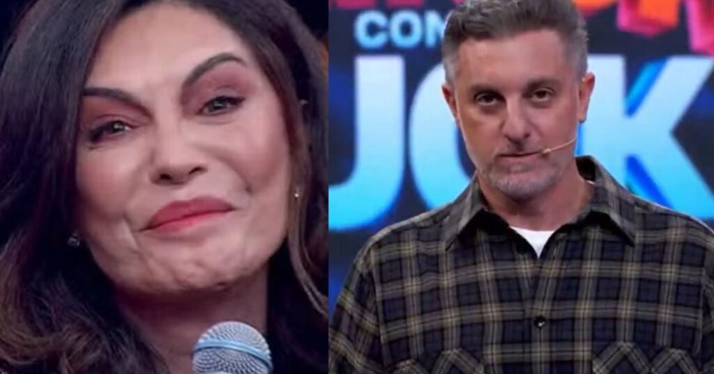 Márcia Goldschmidt se emociona em homenagem no Domingão com Huck
