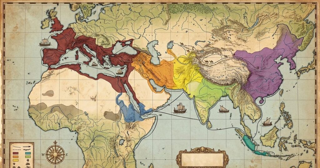 Desvendando os impérios antigos: a importância dos mapas na compreensão da história