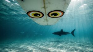 Adesivos de olhos em pranchas: a estratégia australiana para tentar evitar ataques de tubarão