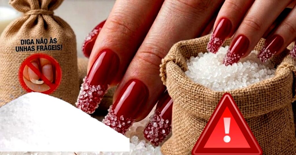 Sal de cozinha para unhas fortes: o que a ciência diz sobre a promessa popular