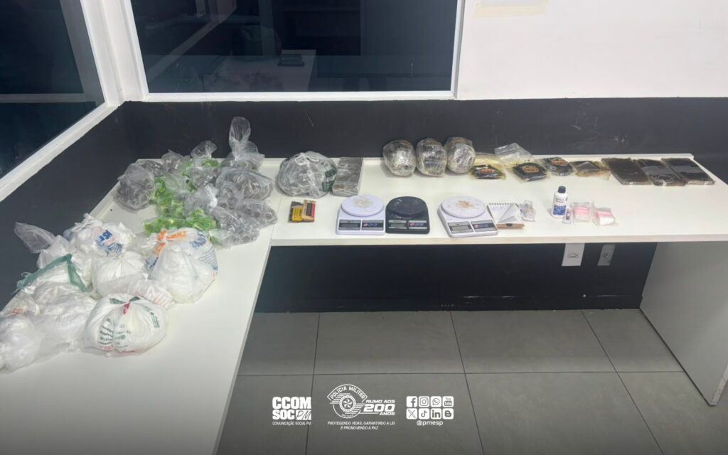 Polícia Militar apreende mais de 12 kg de drogas e prende irmãos em Sorocaba