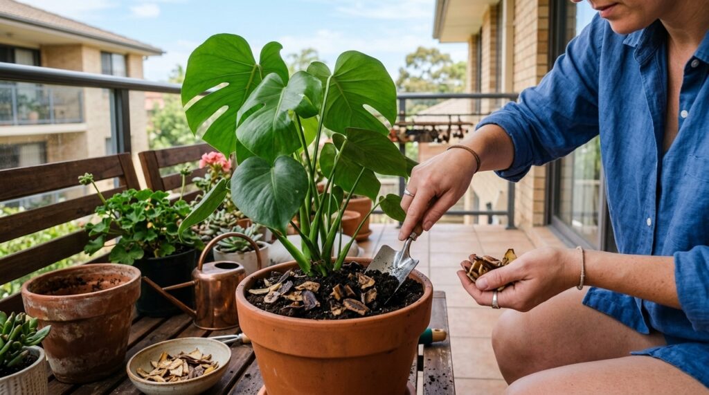 Casca de banana nas plantas: entenda os riscos e benefícios reais para o seu jardim