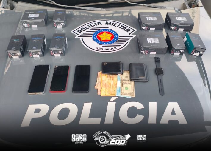 Quadrilha chilena de furtos é desarticulada pelo BAEP em shopping de São José dos Campos