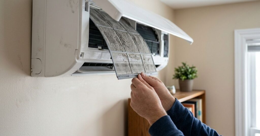 Limpeza do filtro de ar-condicionado: a frequência ideal para economizar energia e proteger a saúde